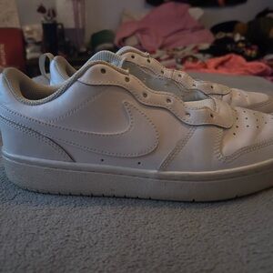 Nike White Low-Top Sneakers